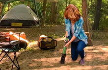 Load image into Gallery viewer, Rotoshovel Backwoods - Powered Handheld Shovel with Auger &amp; Safety Shutoff for Camping, Hunting &amp; RV - 12 Volt Battery
